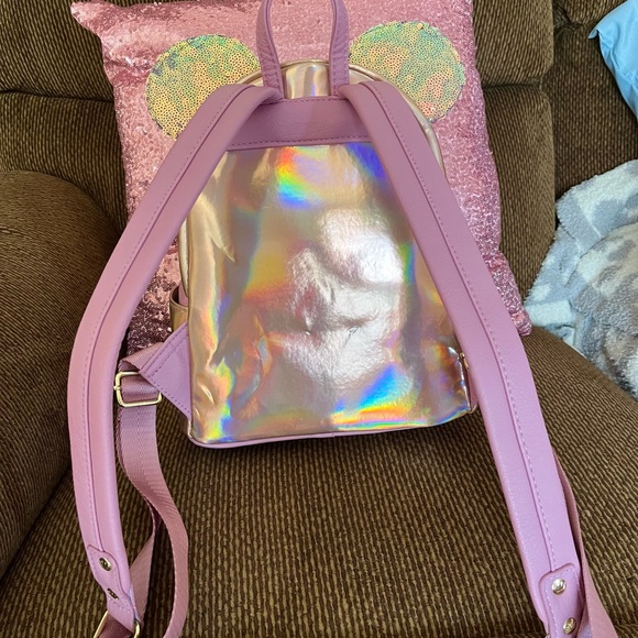 Loungefly Bags Loungefly Disneyparks 5th Anniversary Pink Sequin